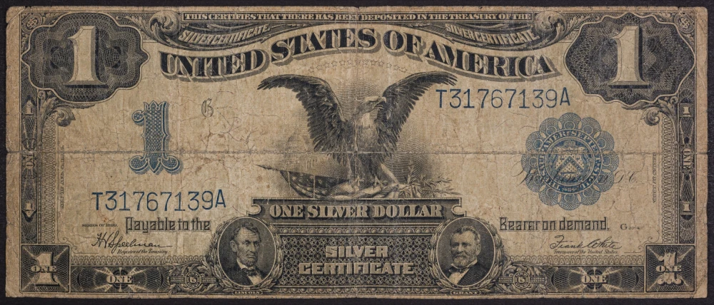 Fine 1899 Black Eagle $1