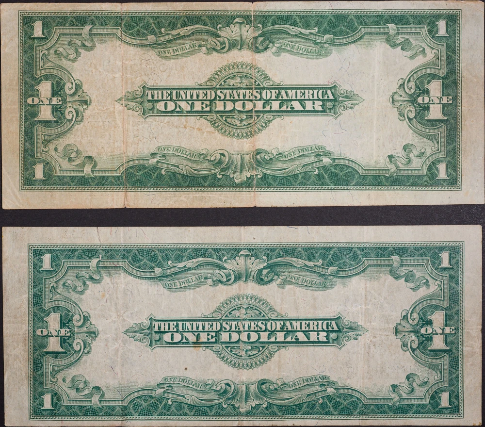 Pair of VF+ 1923 $1 Silver Certificates