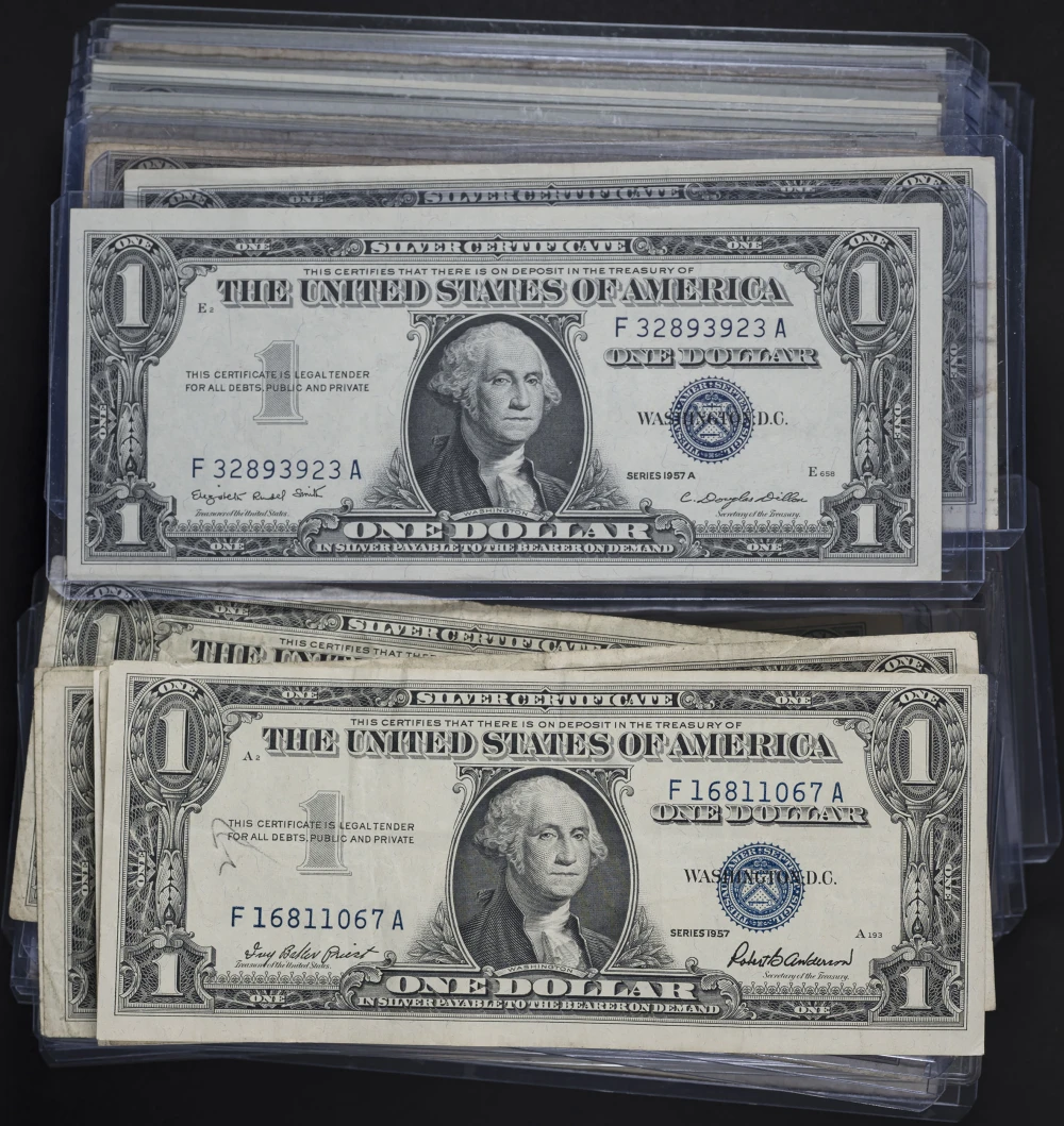 Hoardlet of 1930s-1950s $1 Silver Certificates