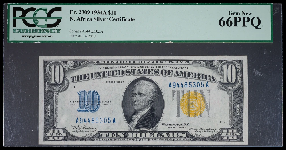 PCGS Gem New-66 PPQ 1934-A Gold Seal $10