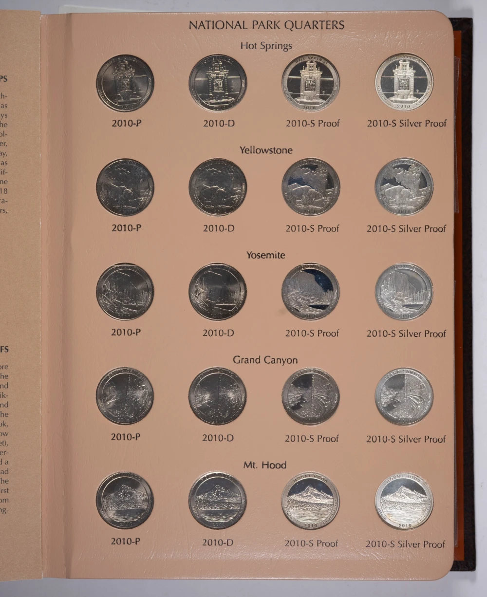 Complete W/Proofs 2010-2015 Quarter Set