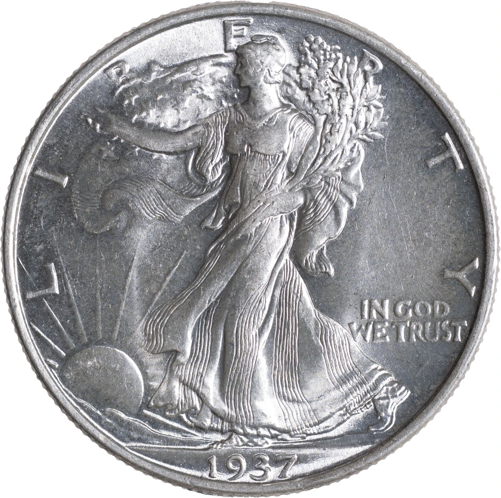 MS-63 1937 Walking Liberty Half Dollar