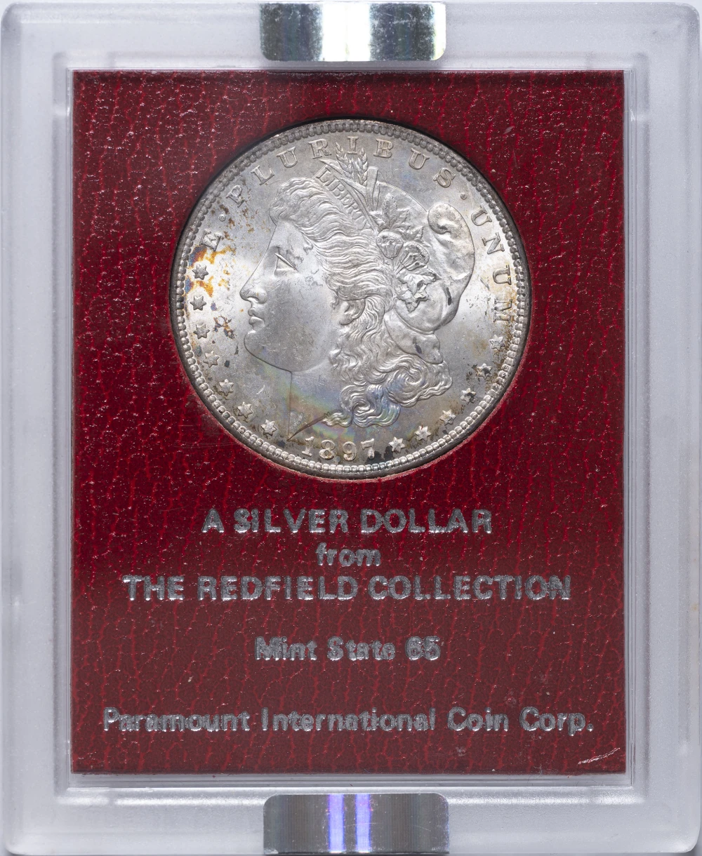 NGC MS-65 1897 Redfield Hoard Morgan Dollar