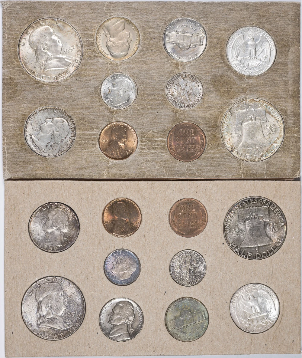 Choice to Gem Unc 1957 20-Piece Mint Set