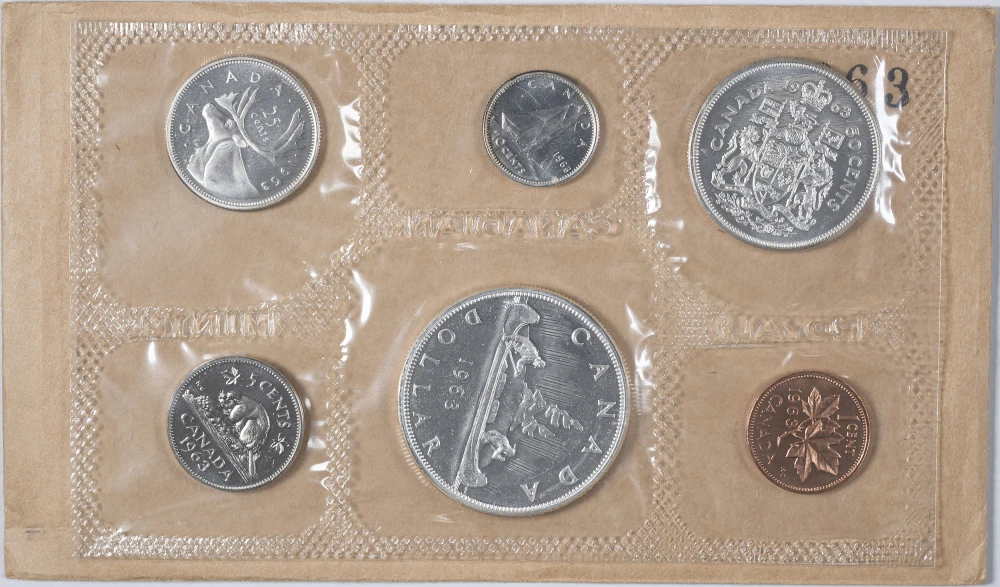 Canada. 1963 Silver Proof Like Set