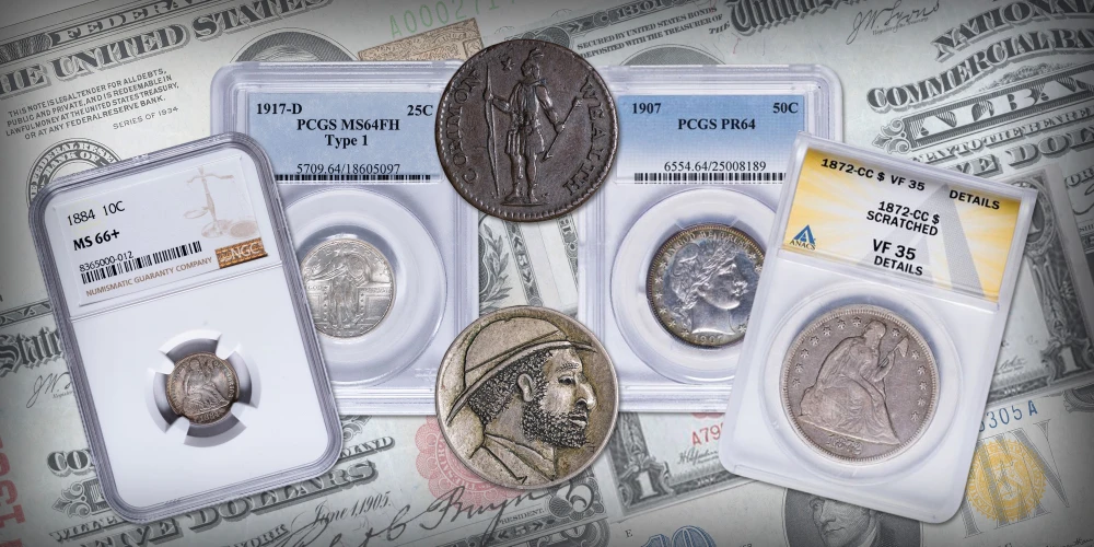 Online Rare Coin & Currency Auction #124