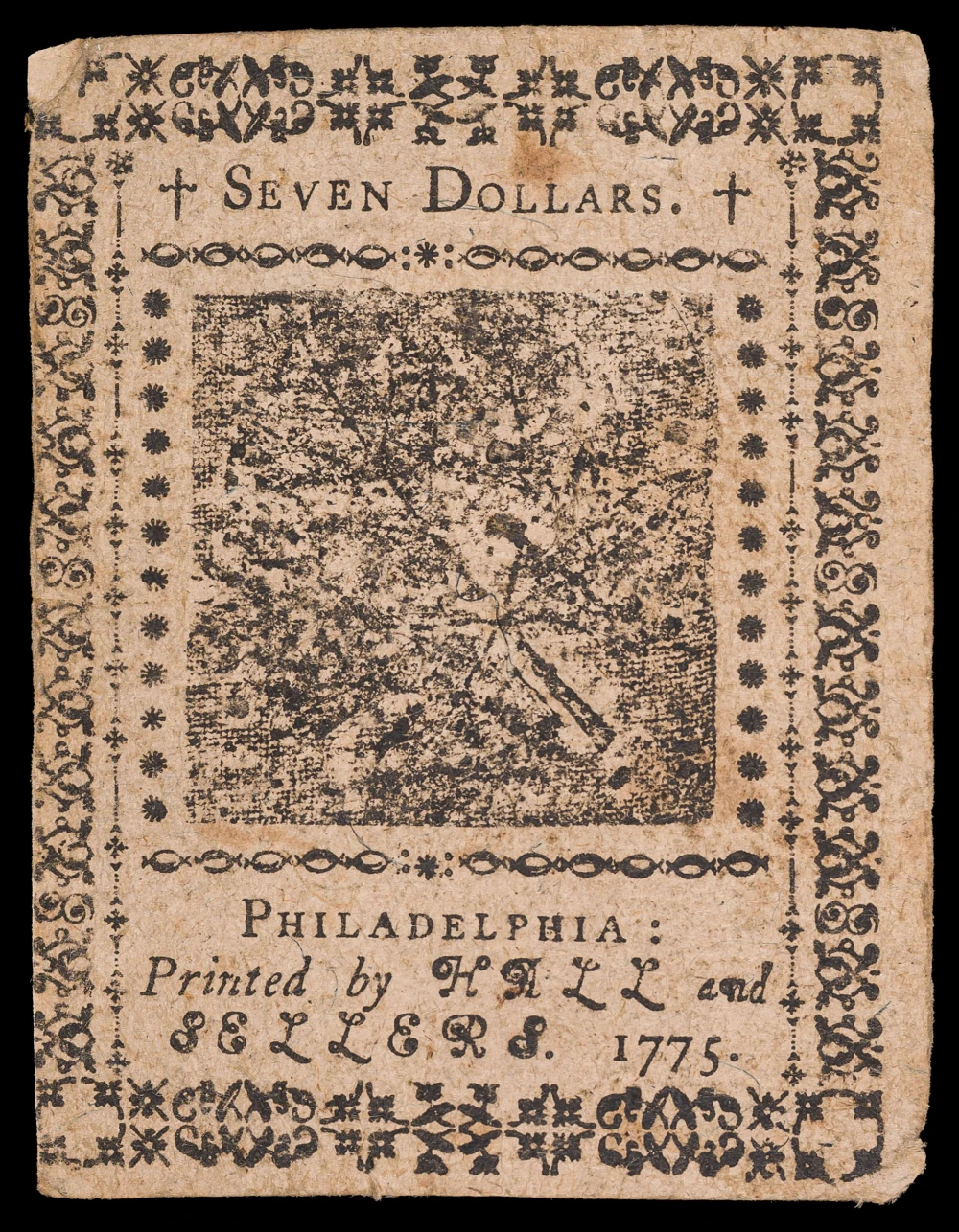 VF 1775 $7 Continental Currency