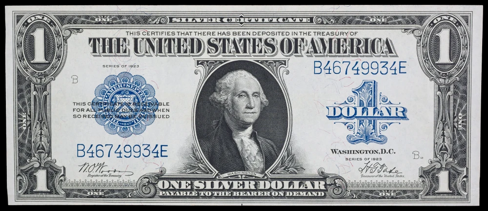 Scarce Fr.239 CU 1923 $1 Silver Certificate