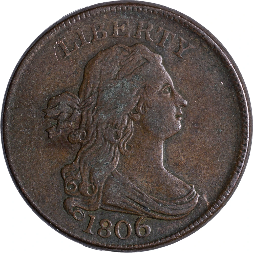 Choice VF-30 1806 Half Cent