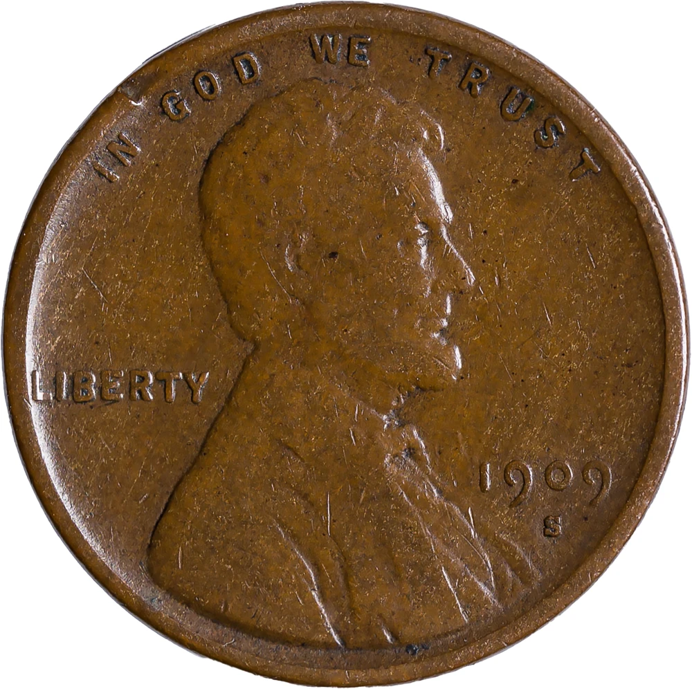 VF-20 1909-S V.D.B. Lincoln Cent