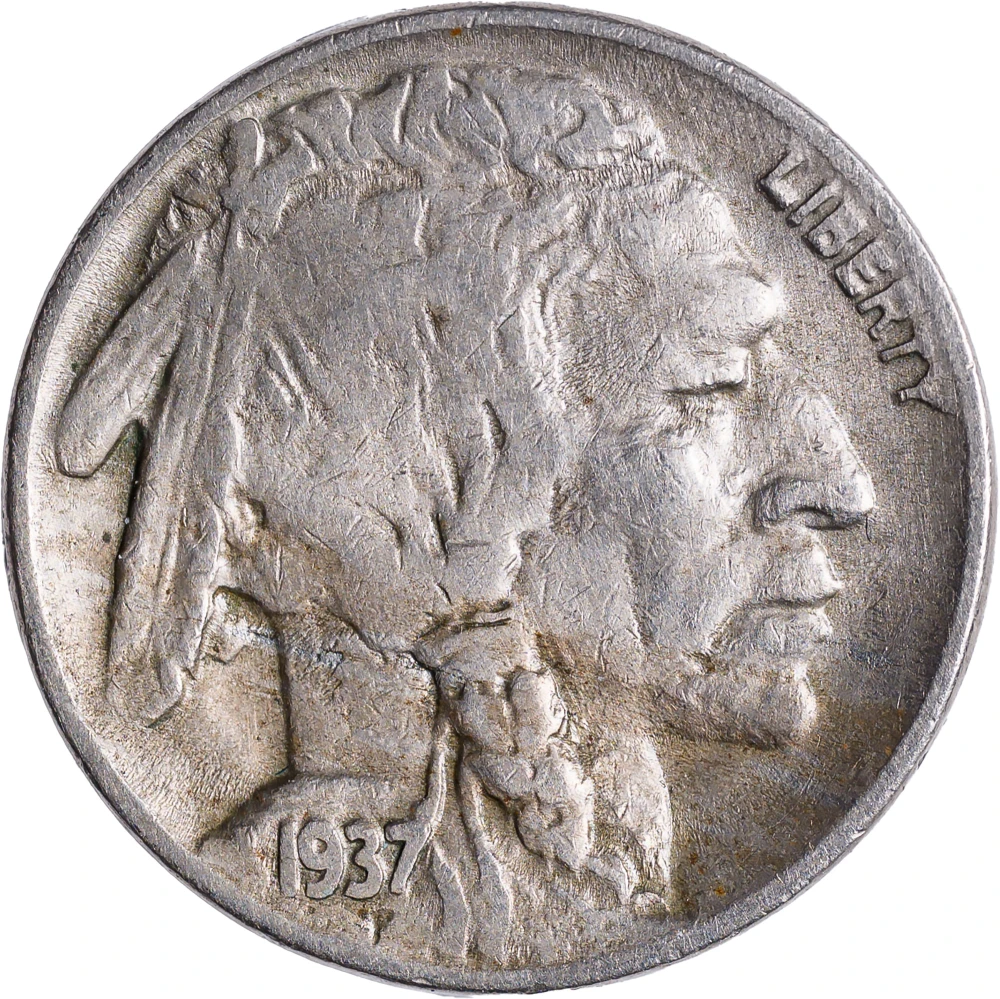 VF-20 1937-D 3-Legged Buffalo Nickel