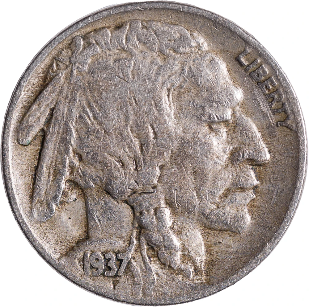 VF-20 1937-D 3-Legged Buffalo Nickel