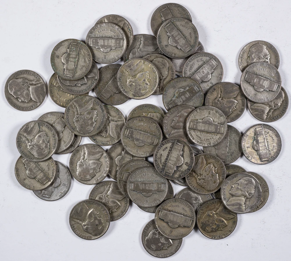 Circulated 1942-1944 War Nickel Selection