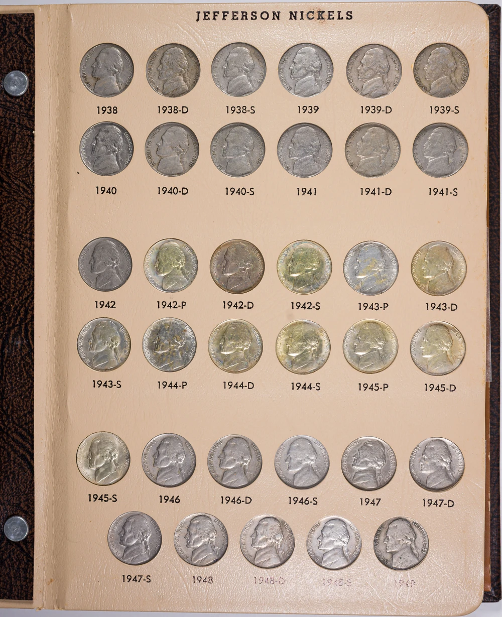 Unc and Proof Jefferson Nickel Set