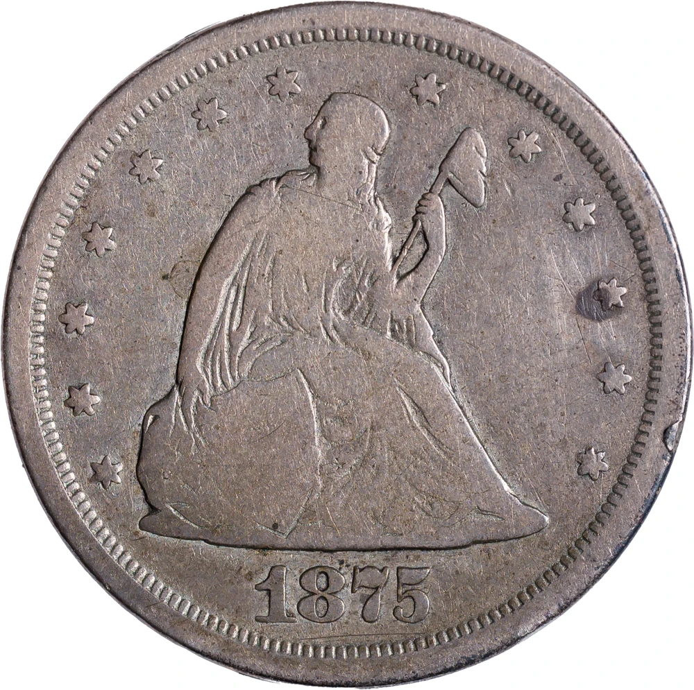 VG-8 1875-S Twenty-Cents
