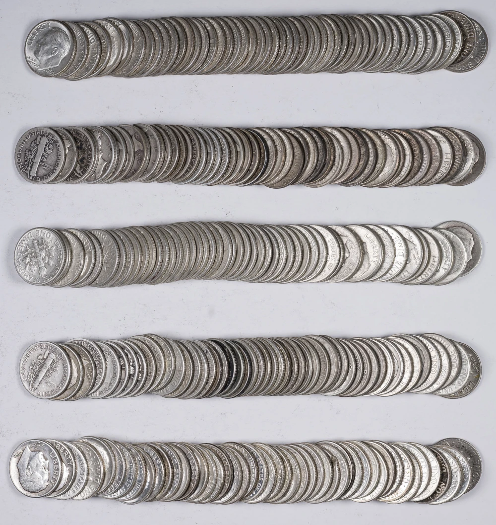 $25 Face In Silver Dimes