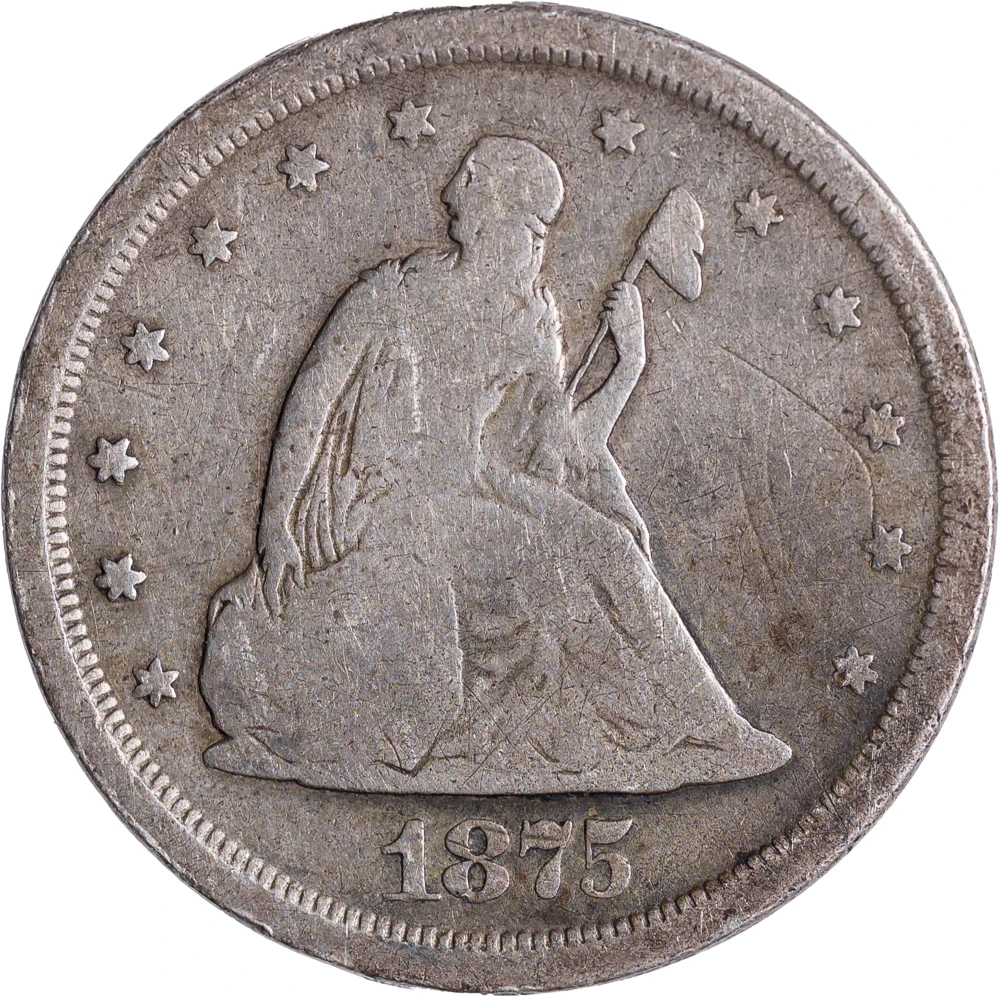 VG-8 1875-S Twenty-Cents