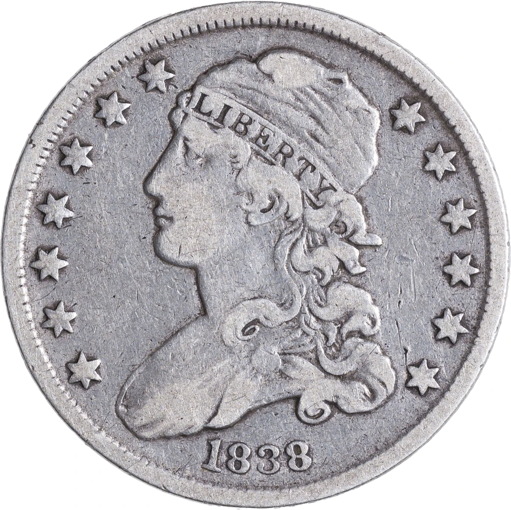 VF-20 1838 Bust Quarter