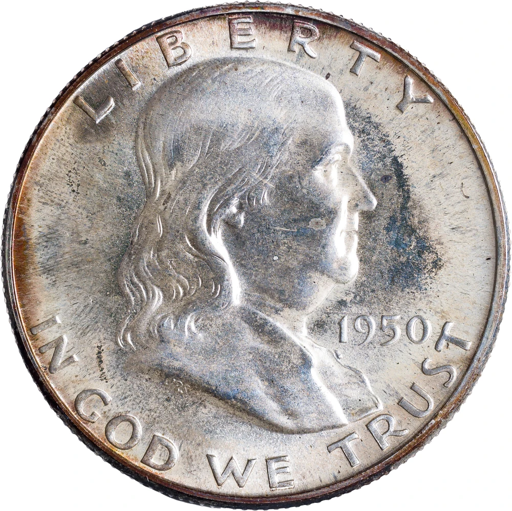 Choice Proof-64 1950 Franklin Half Dollar