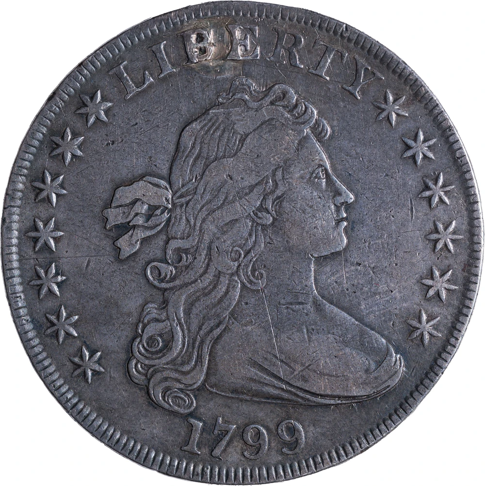 VF Details 1799 Bust Dollar