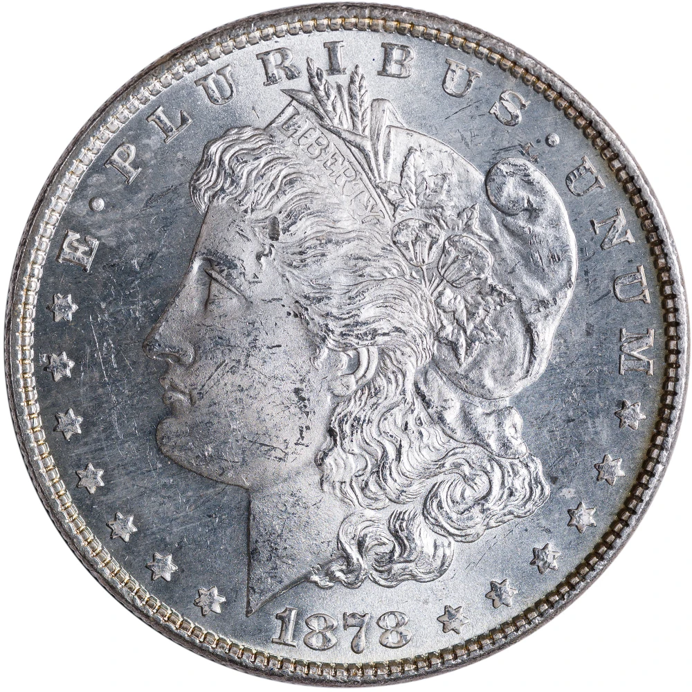 MS-62 1878 7/8TF Morgan Dollar