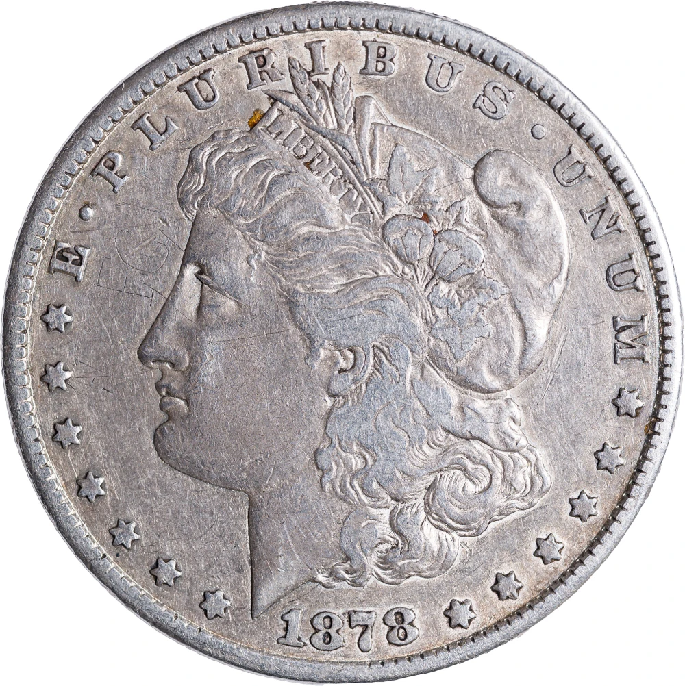 VF-30+ Details 1878-CC Morgan Dollar