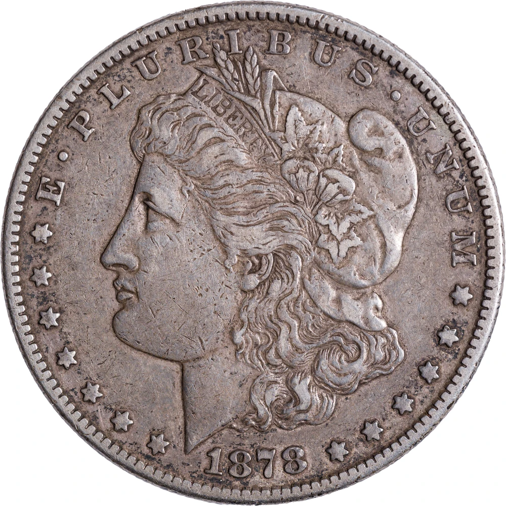 EF-40 1878-CC Morgan Dollar