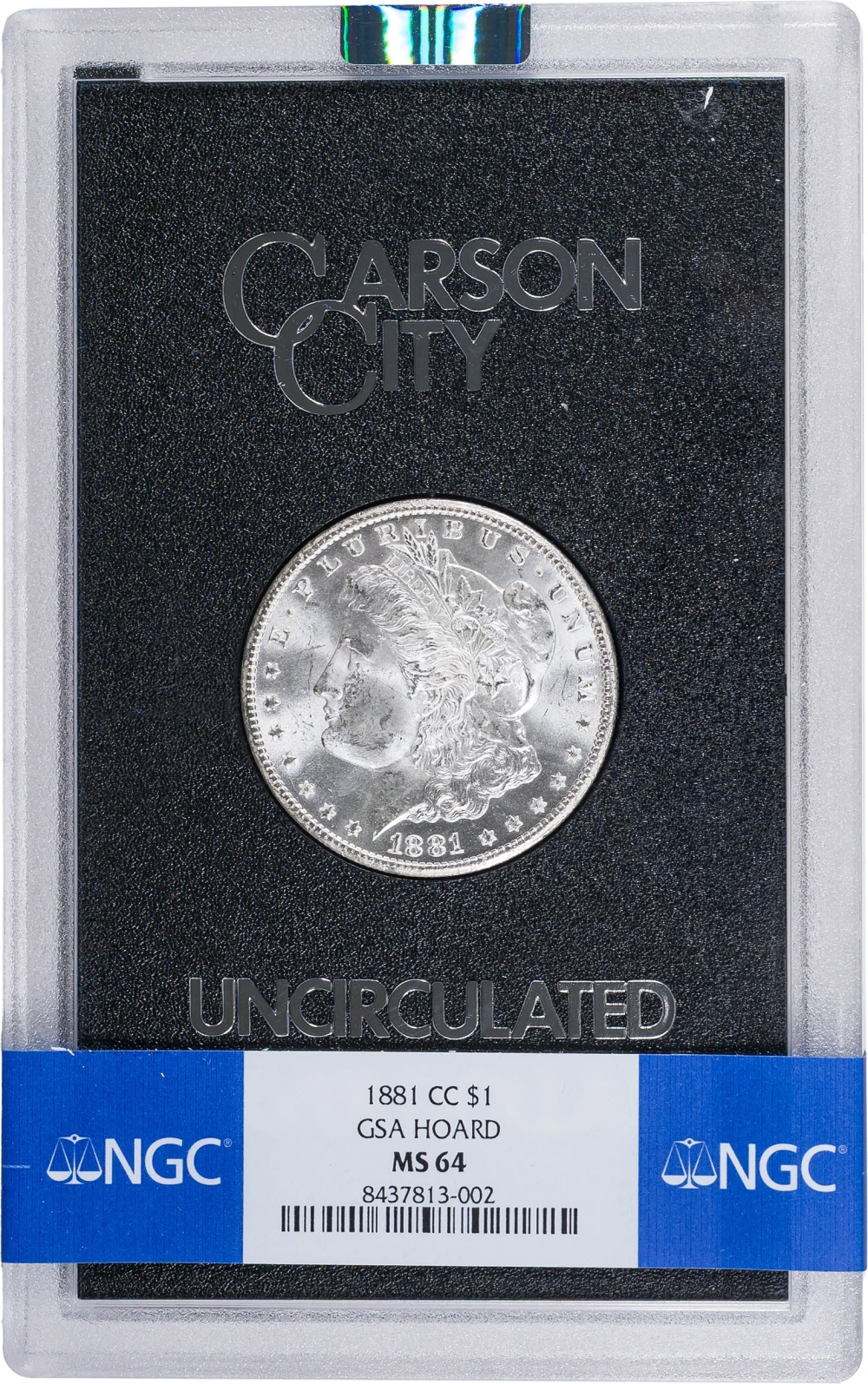 NGC MS-64 1881-CC GSA Morgan Dollar
