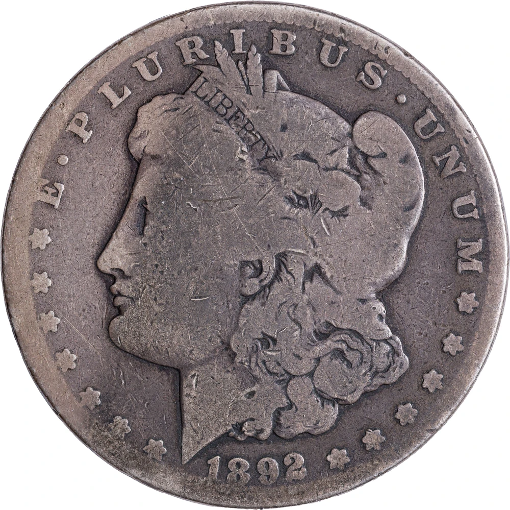 Good-4 1892-CC Morgan Dollar