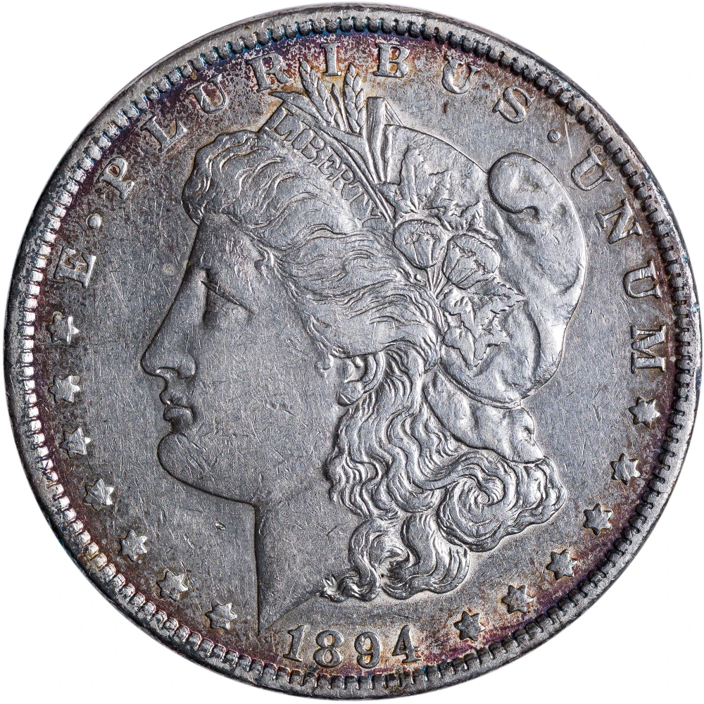 EF-45 1894 Morgan Dollar