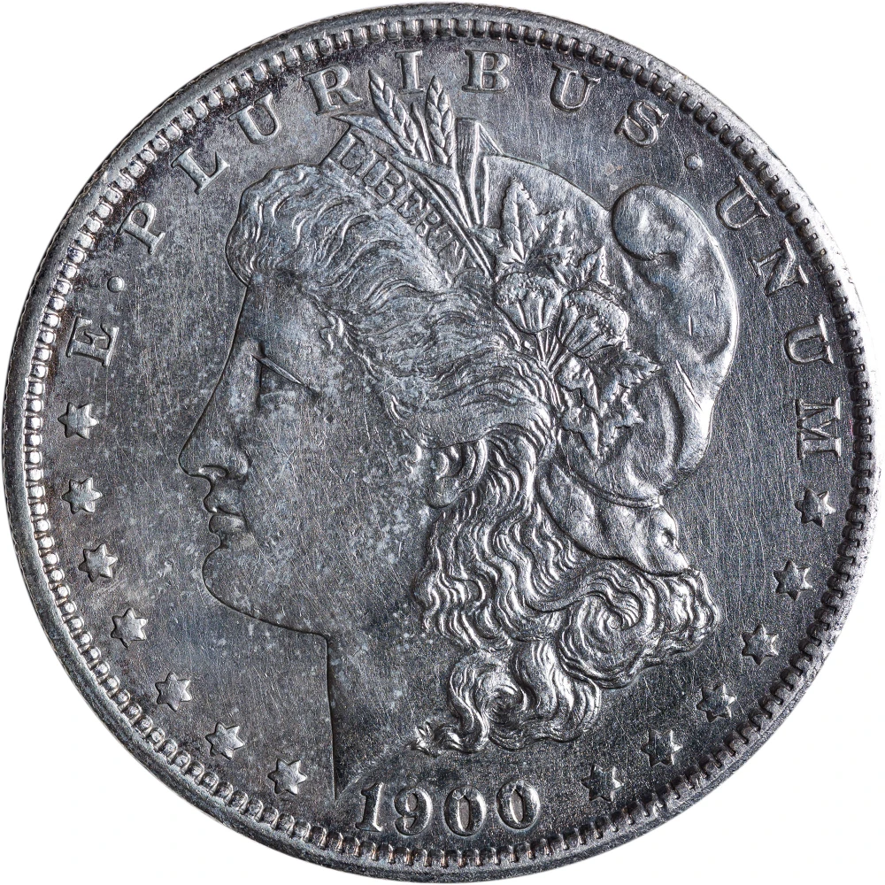 AU Details 1900-S Morgan Dollar