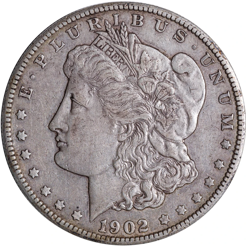 EF-40 1902-S Morgan Dollar