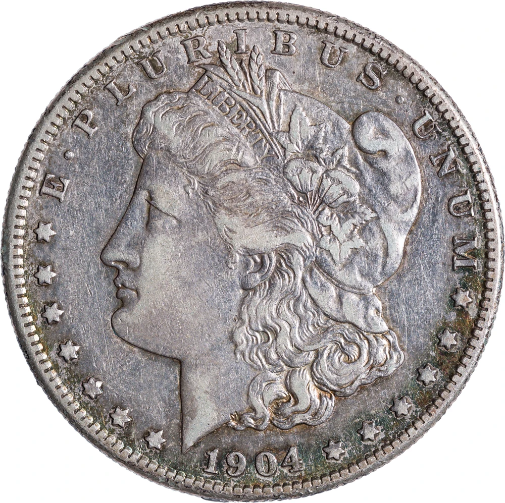 EF-45 1904-S Morgan Dollar