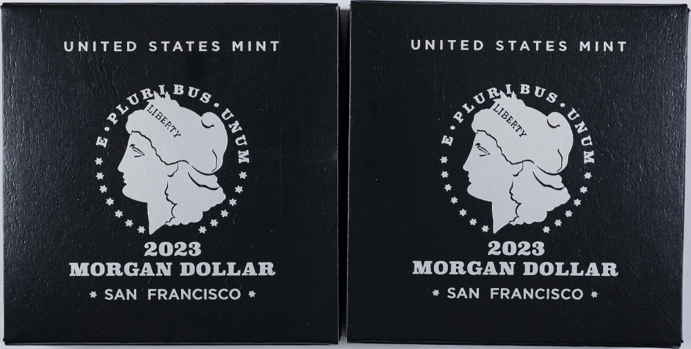 Pair Of Proof 2023-S Morgan Dollars