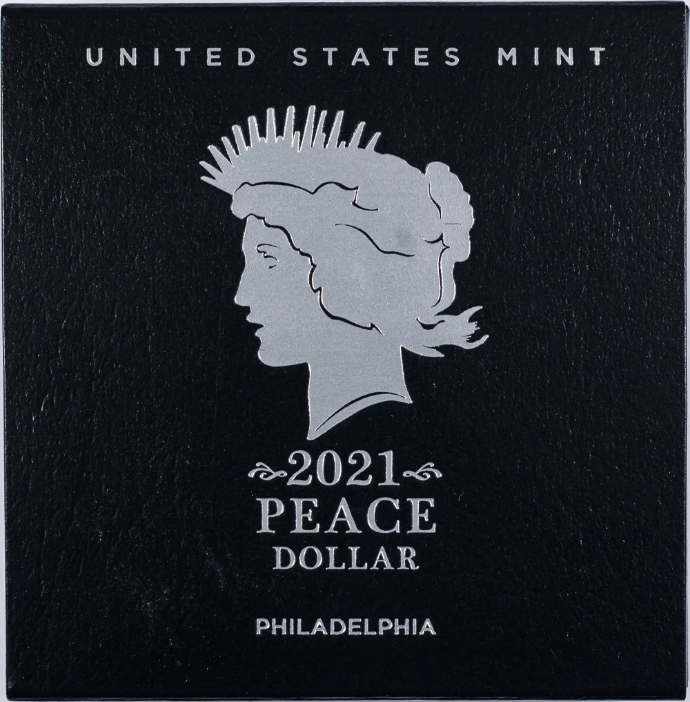 Gem BU 2021 Peace Dollar