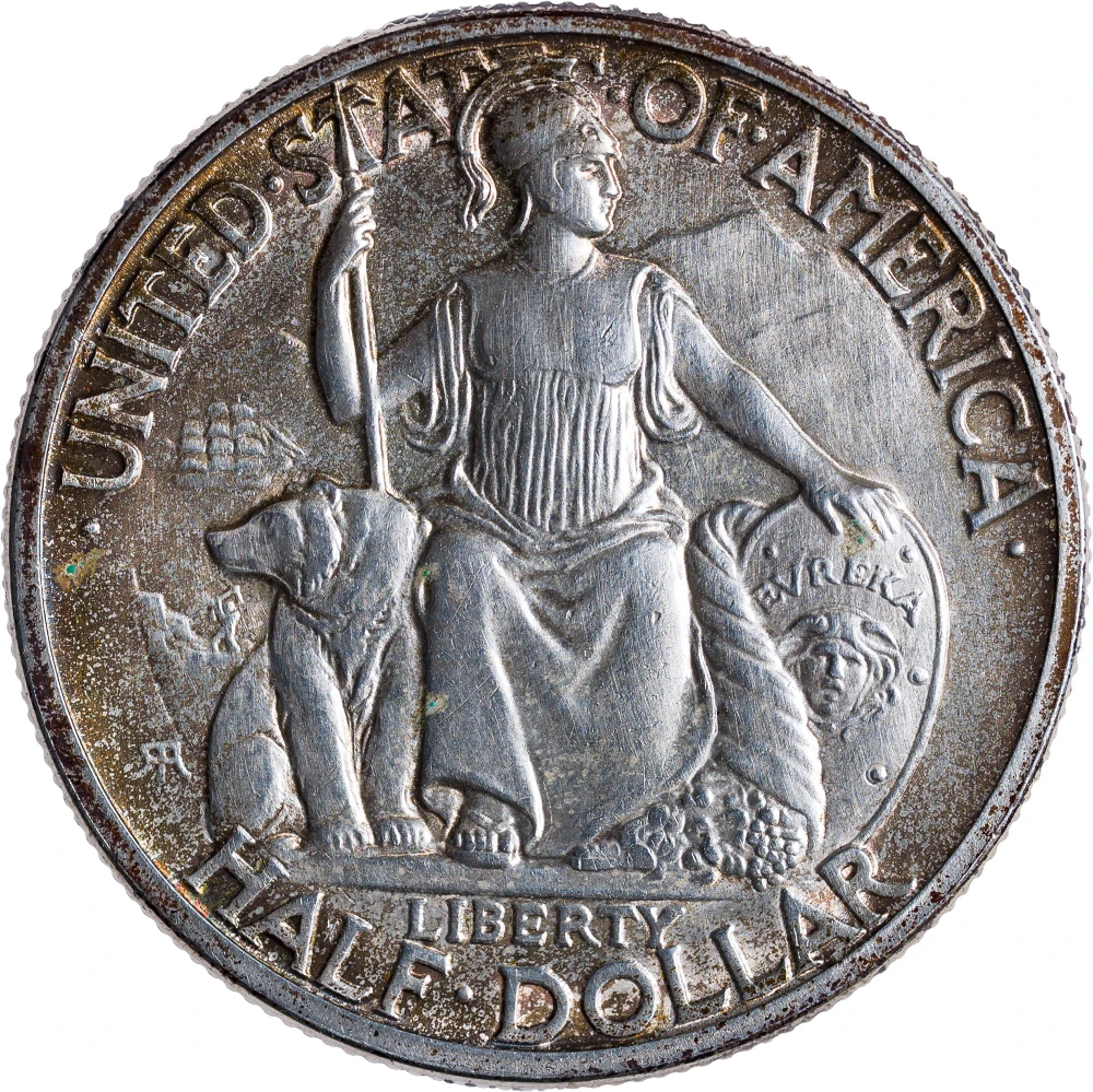 AU 1936-D San Diego Half Dollar