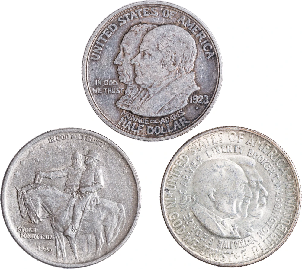 Commemorative Half Dollar Trio