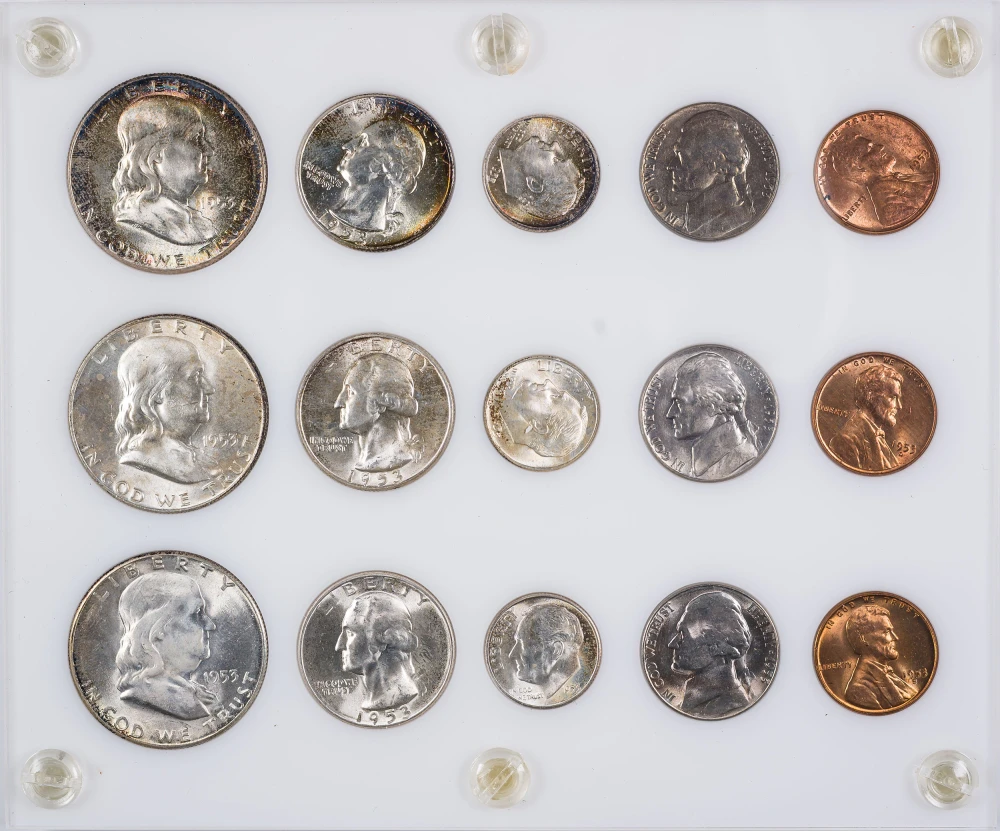 Choice Unc 1953-PDS Year Set