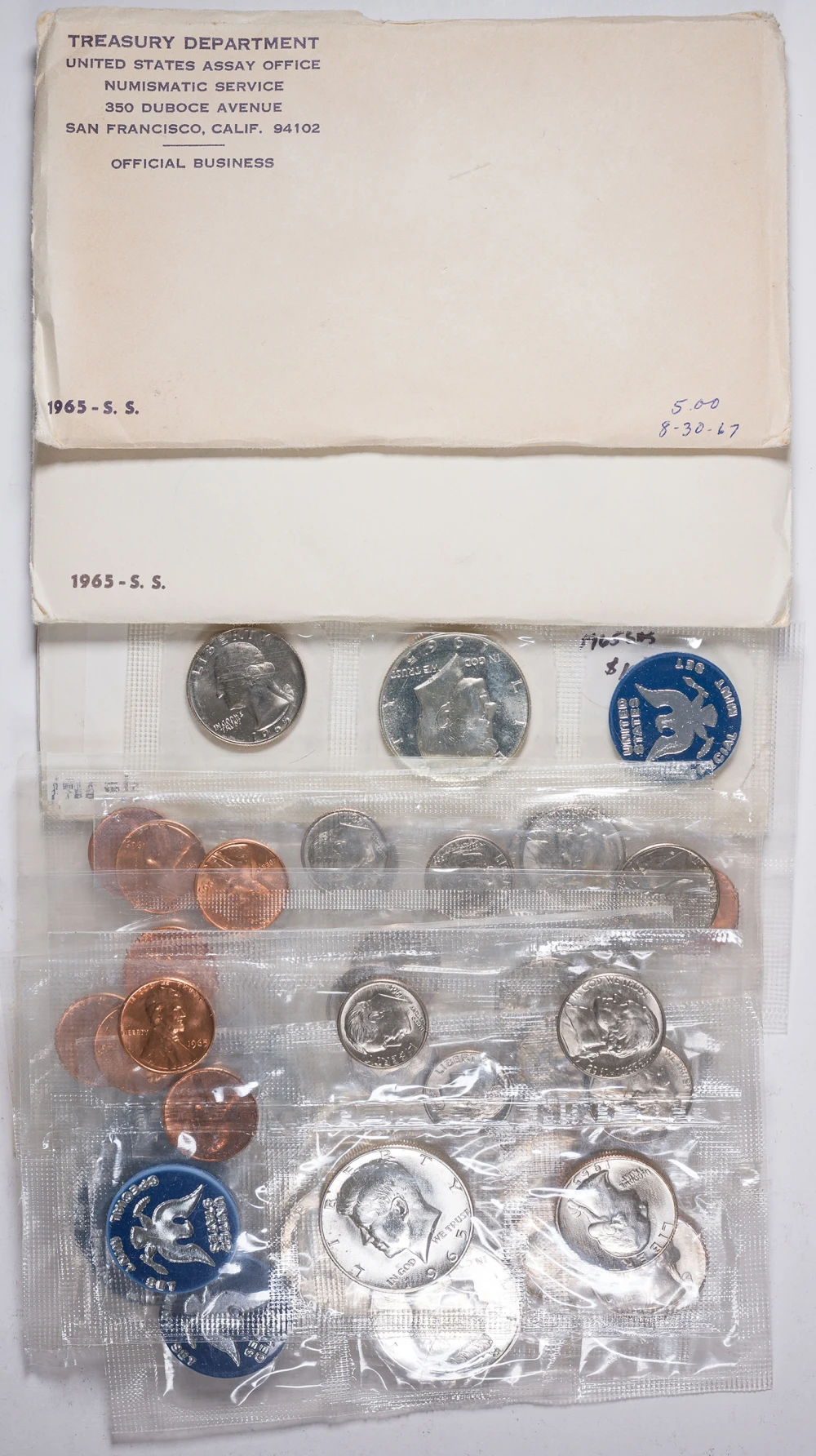 12 Pcs 1965 Special Mint Sets