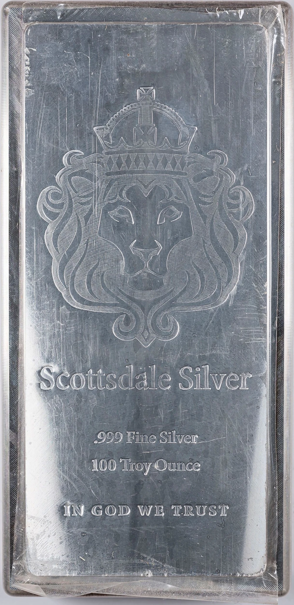 100 Ounce Scottsdale Silver Bar