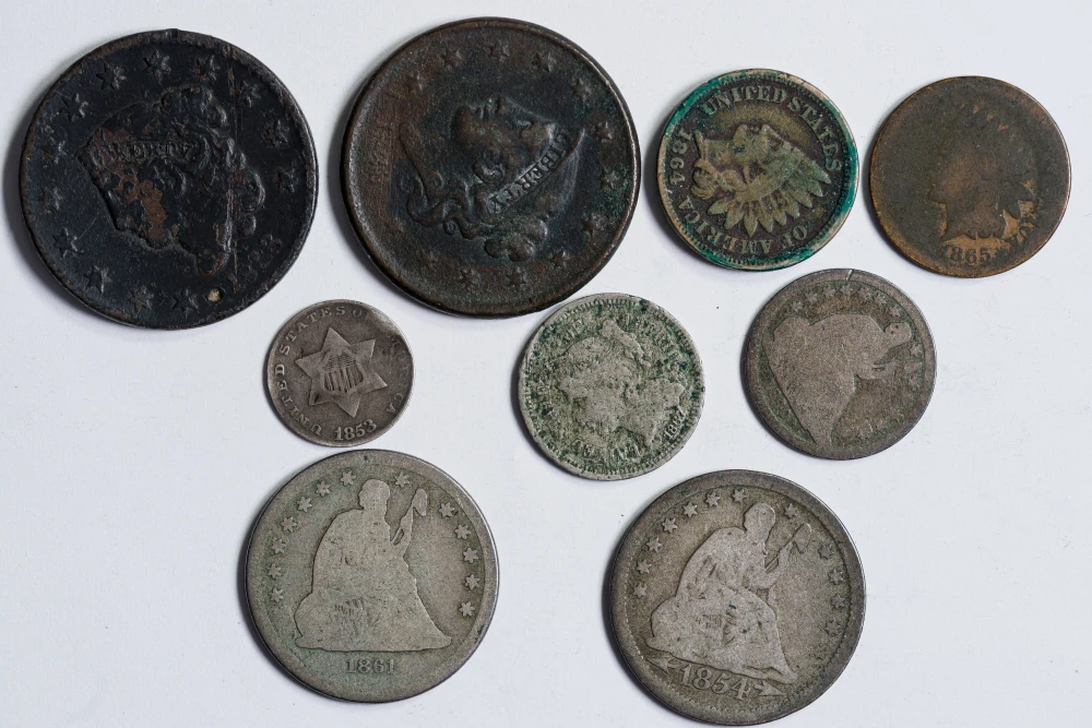 Nine Cull Type Coins