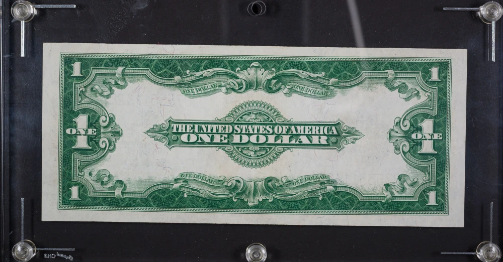 Choice AU 1923 $1 Silver Certificate 