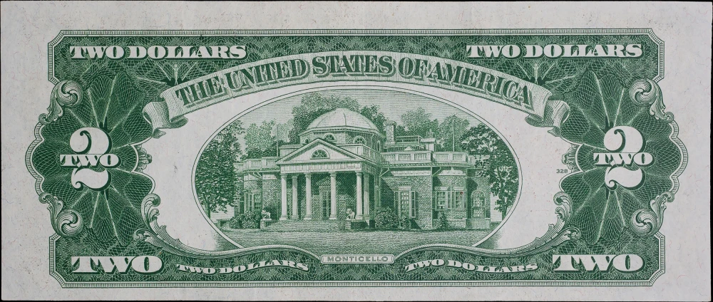 Choice AU 1928-F $2 Red Seal Star Note