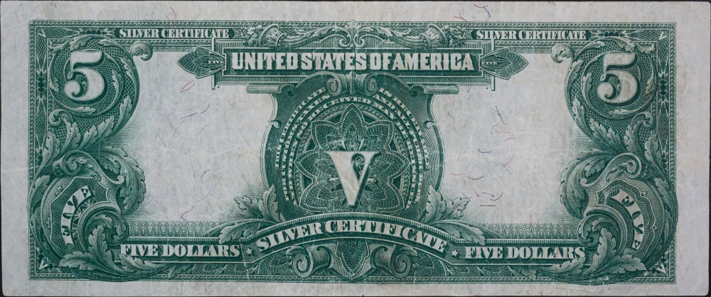 EF-40 1899 $5 Chief Silver Certificate
