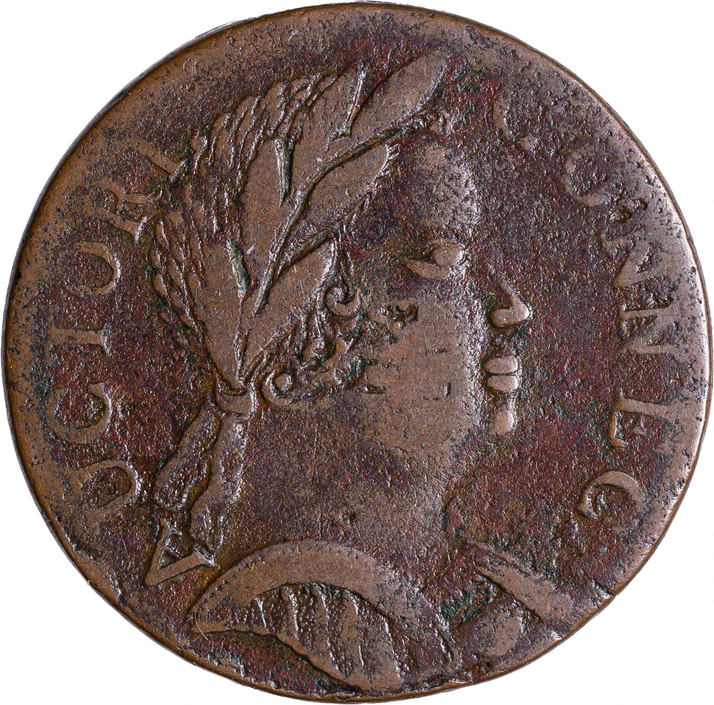 Connecticut. VF 1785 African Head Copper