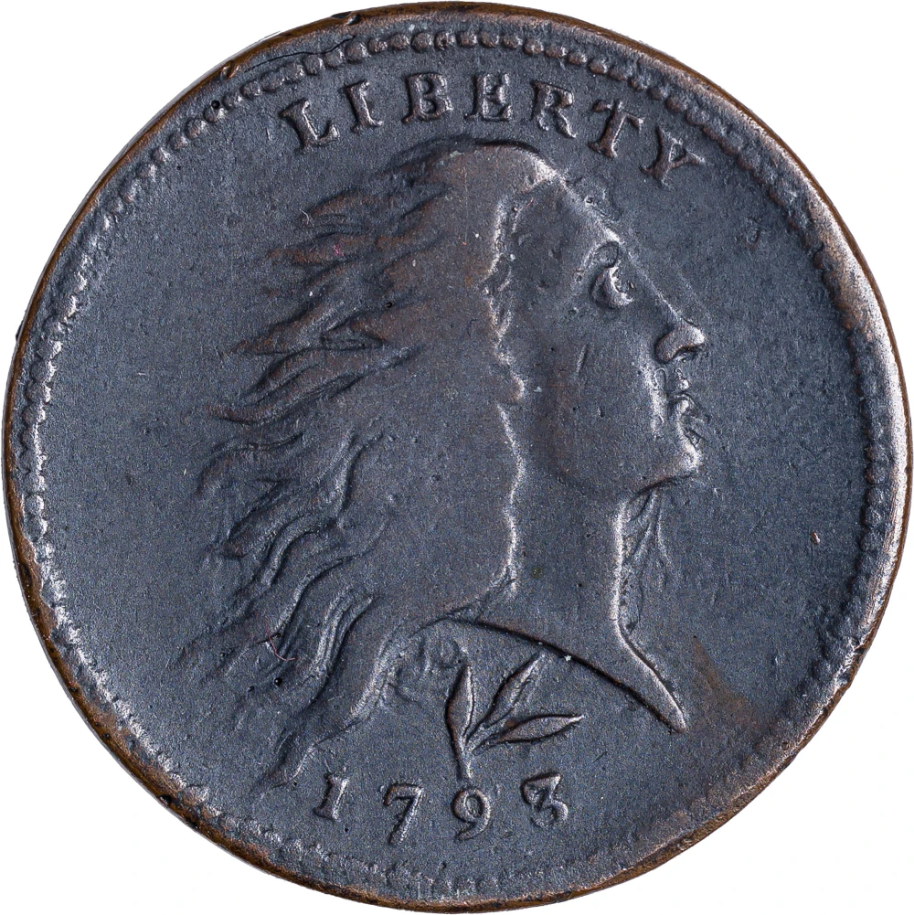 VF Electrotype 1793 Wreath Cent