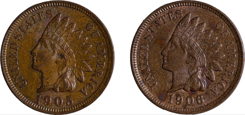 Mint State Indian Pair