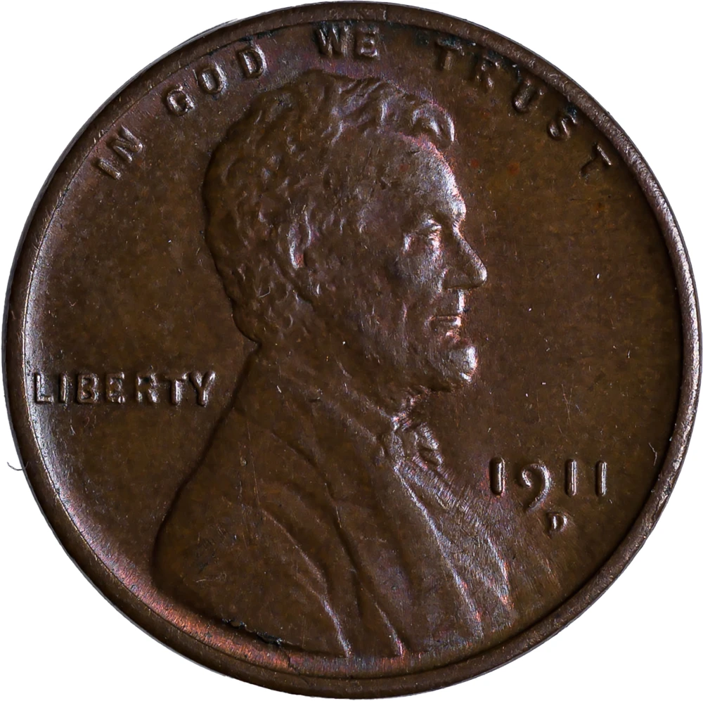 Choice BU-64 1911-D Lincoln Cent