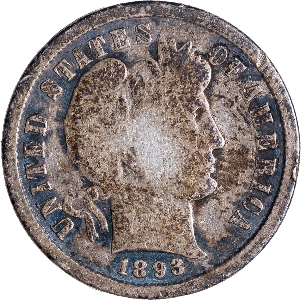 Good-4 1893-S/S Barber Dime