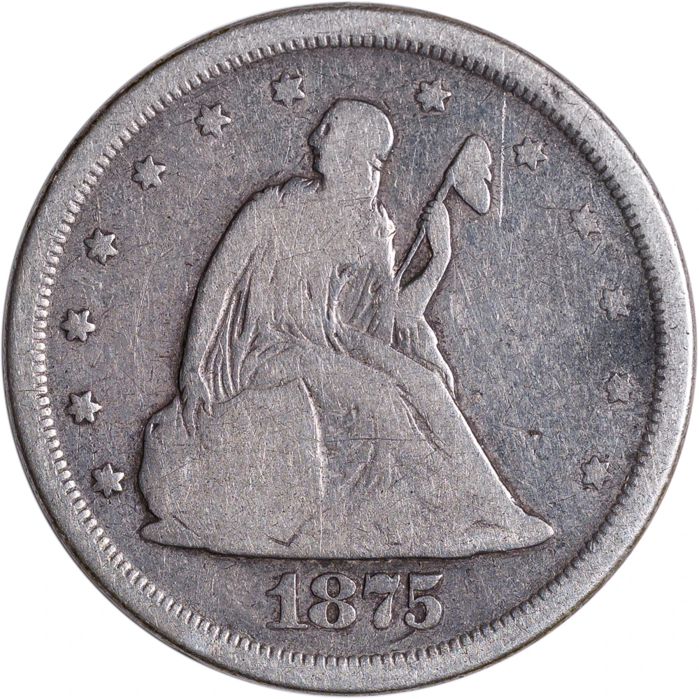 VG-8 1875-S Twenty-Cents
